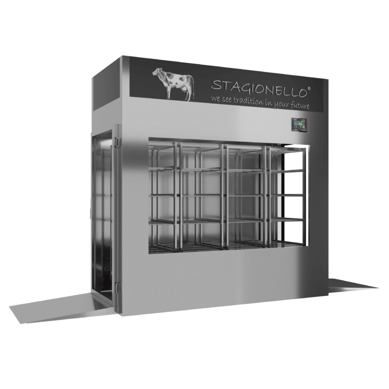 Stagionello® Meat Curing Device 600 Kg Tunnel GLASS DOOR - Image 2