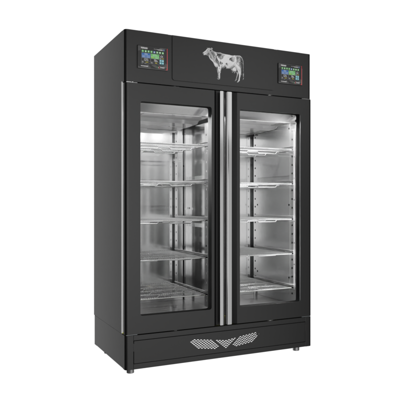 Stagionello® Meat Curing Device Twin 100 + 100 Kg Glass Door - Image 3