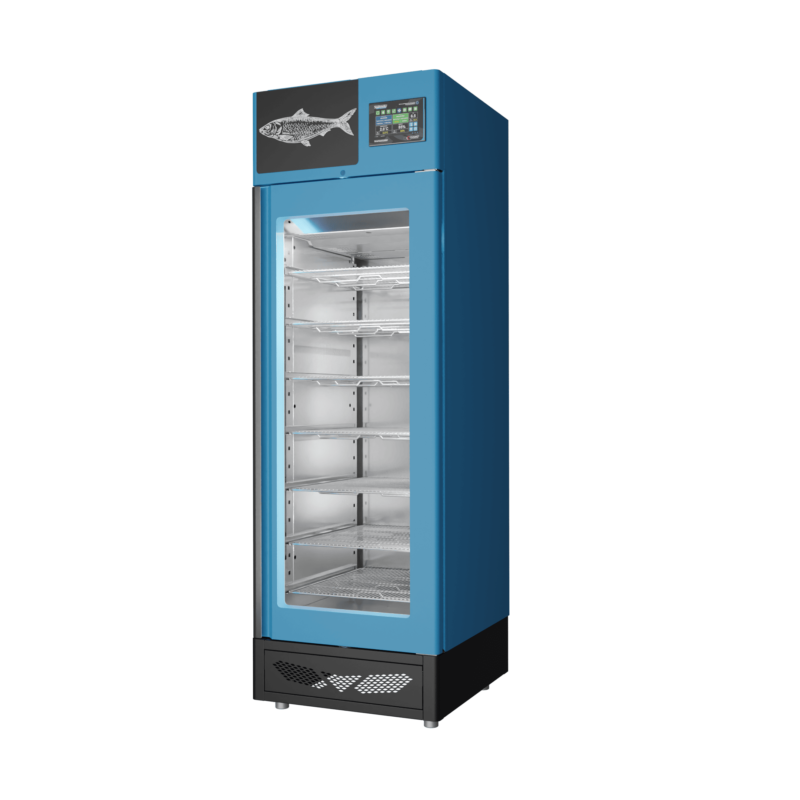 Stagionello® Fish Curing Device 100 Kg glass door