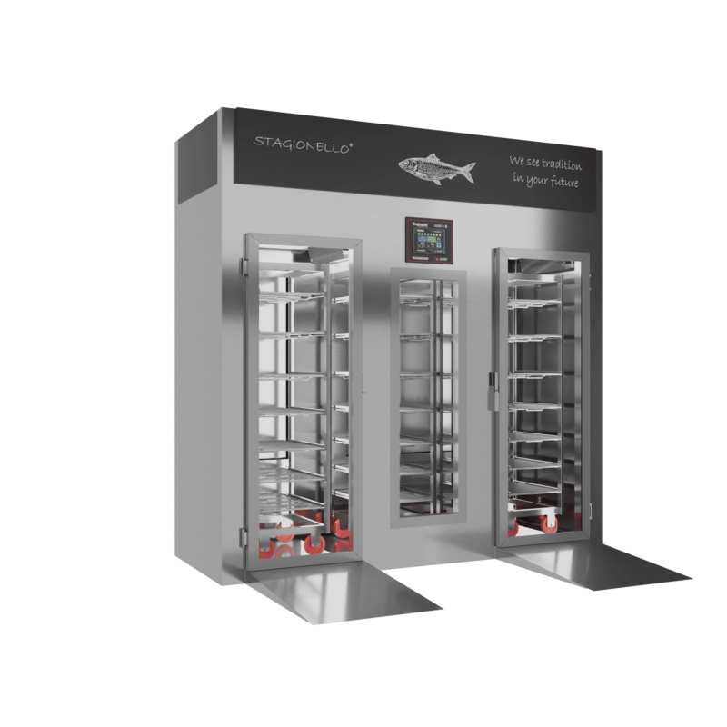 Stagionello® Fish Curing Device 400 Kg Walk-in GLASS DOOR - Image 2