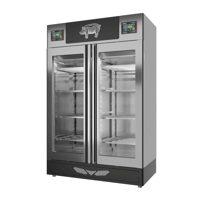 Stagionello® Salami Curing Device Twin 100+100 Kg glass door - Image 4