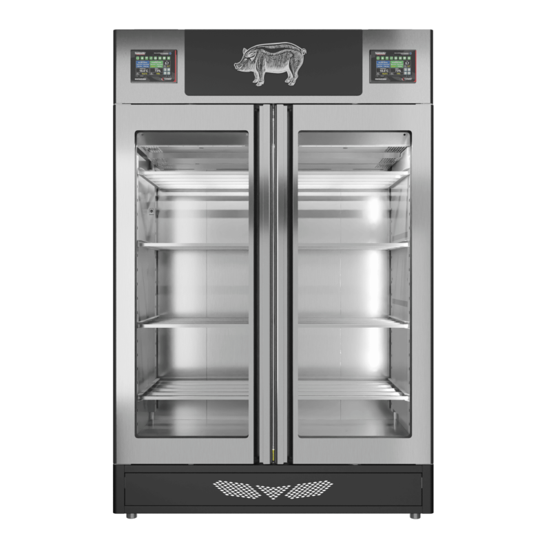Stagionello® Salami Curing Device Twin 100+100 Kg glass door - Image 5