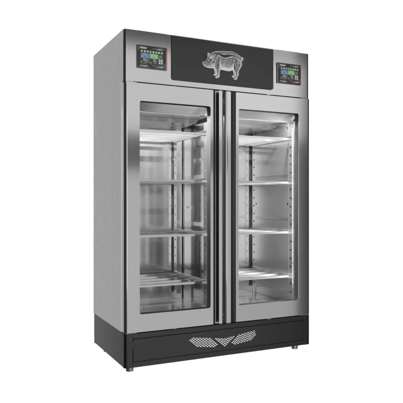 Stagionello® Salami Curing Device Twin 100+100 Kg glass door - Image 6