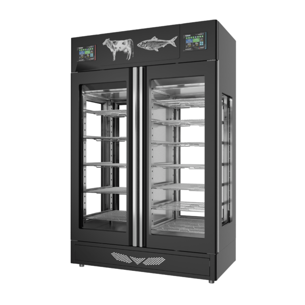 Stagionello® Meat Curing Device Combo 100+100 Kg Meat/Fish 4 GLASSES