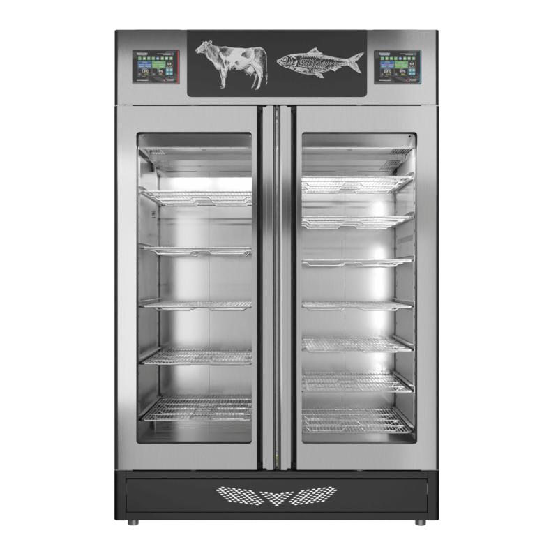 Stagionello® Meat Curing Device Combo 100+100 Kg Meat/Fish GLASS DOOR - Image 5