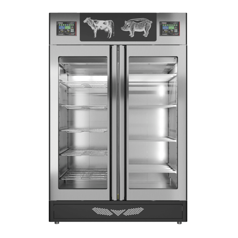 Stagionello® Salami Curing Device Combo 100+100 Kg Salami/Meat glass door - Image 5