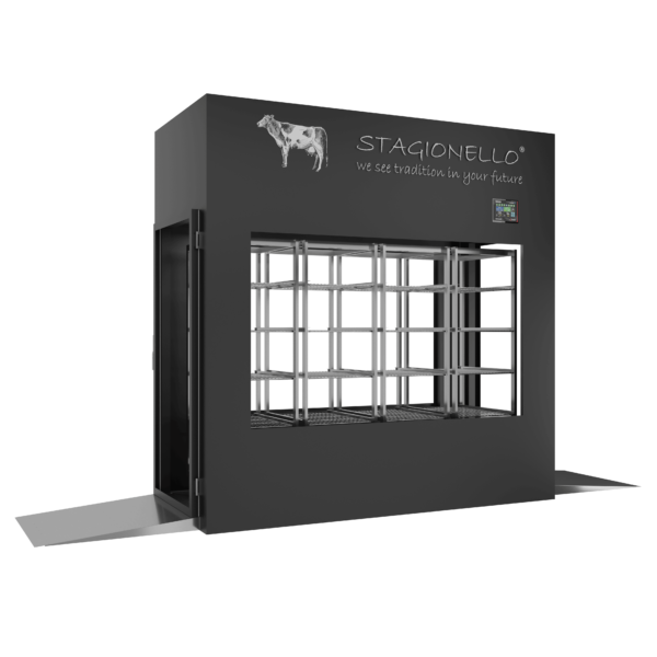 Stagionello® Meat Curing Device 600 Kg Tunnel 4 glasses