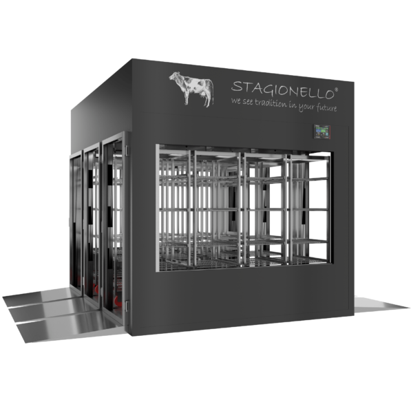 Stagionello® Meat Curing Device 1800 Kg Tunnel 4 GLASSES