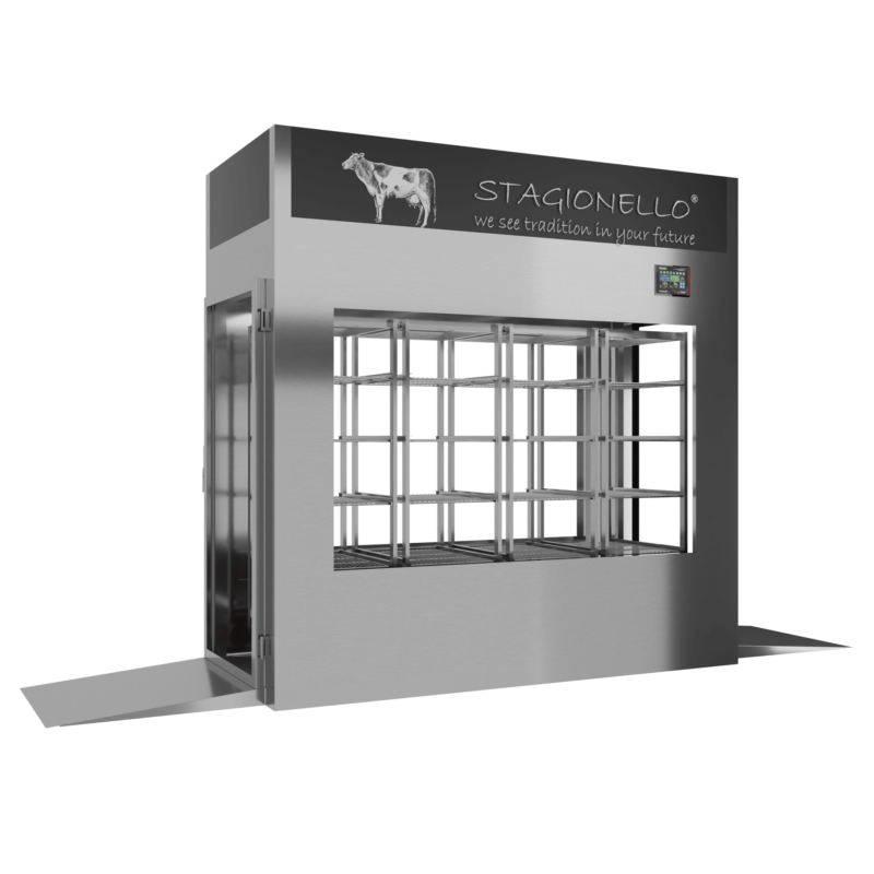 Stagionello® Meat Curing Device 600 Kg Tunnel 4 glasses - Image 2