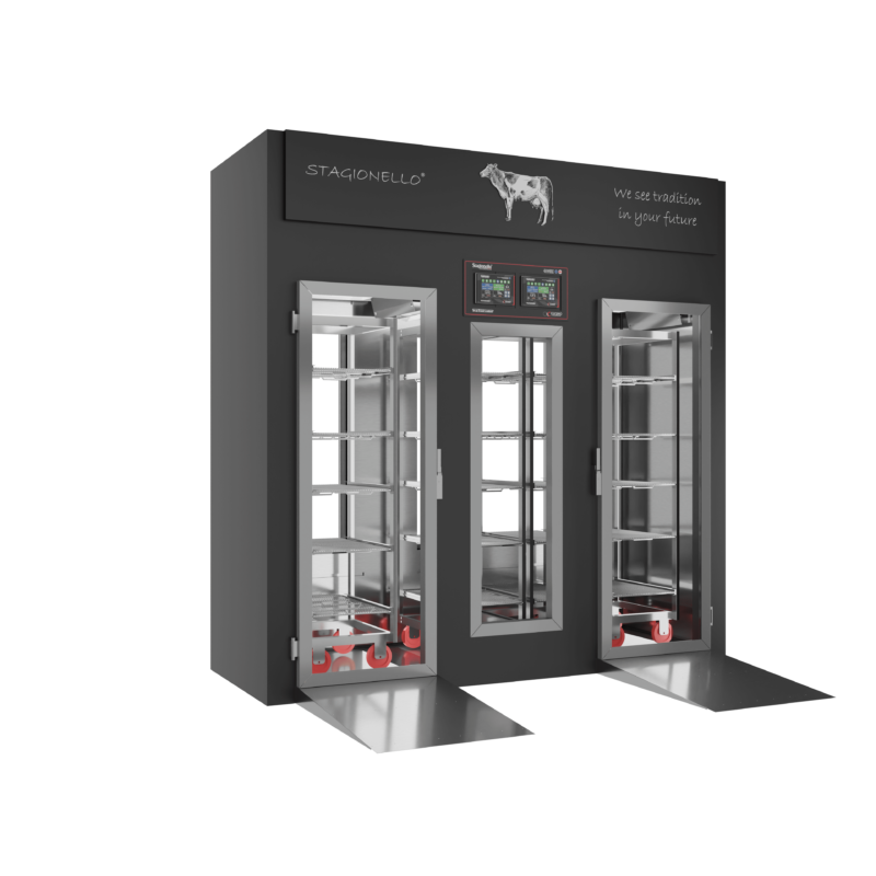 Stagionello® Meat Curing Device Walk-in 100+300 kg 2 GLASSES
