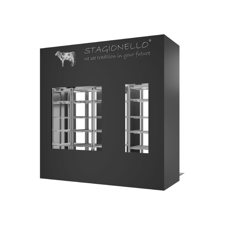 Stagionello® Meat Curing Device Walk-in 100+300 kg 2 GLASSES - Image 2