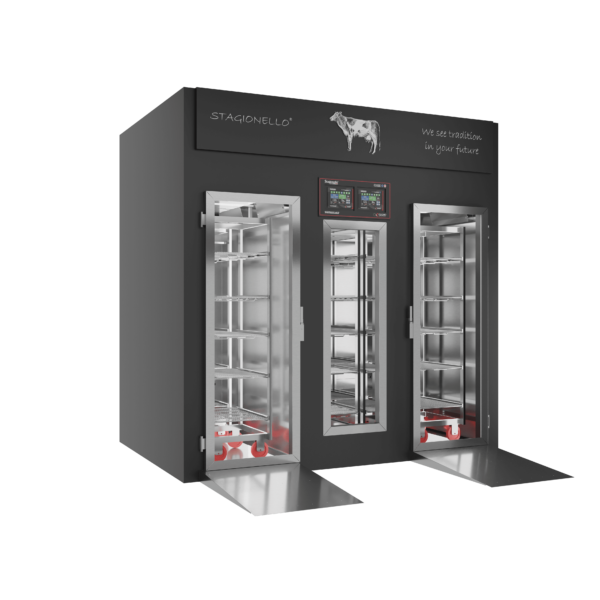 Stagionello® Meat Curing Device 200/600 Kg Walk-in GLASS DOOR