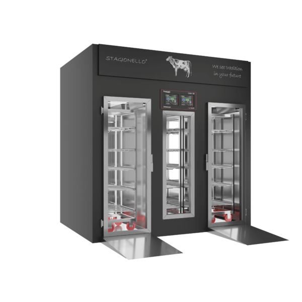 Stagionello® Meat Curing Device 200/600 Kg Walk-in 2 glasses
