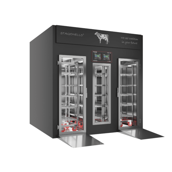 Stagionello® Meat Curing Device Walk-in 300+900 kg GLASS DOOR