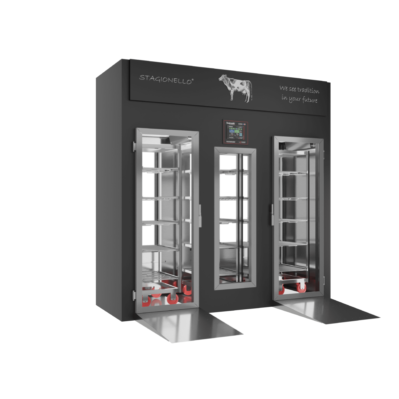 Stagionello® Meat Curing Device Walk-in 400 kg 2 GLASSES