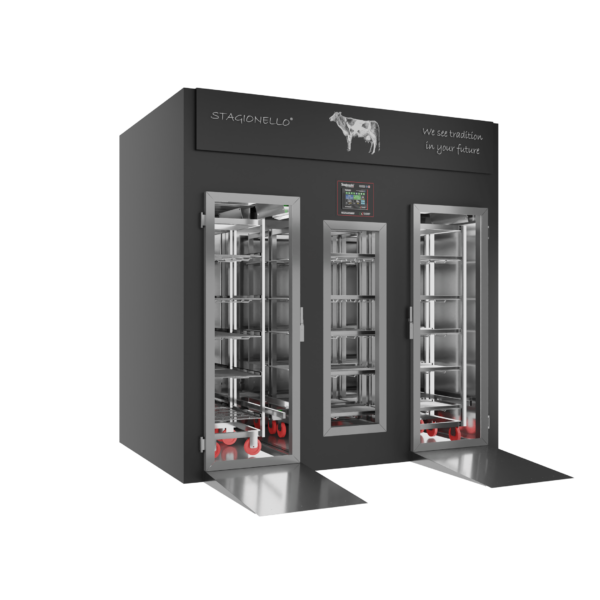 Stagionello® Meat Curing Device 800 Kg Walk-in glass door