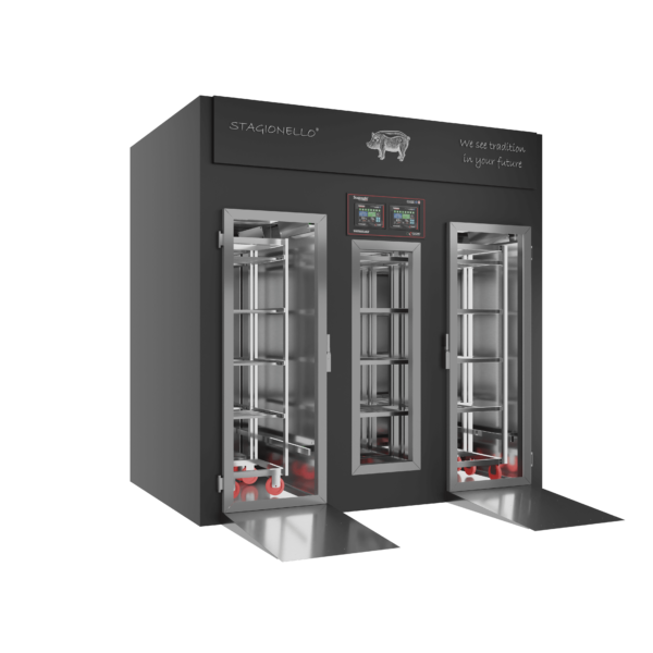Stagionello® Salami Curing Device 200/600 Kg Walk-in glass door