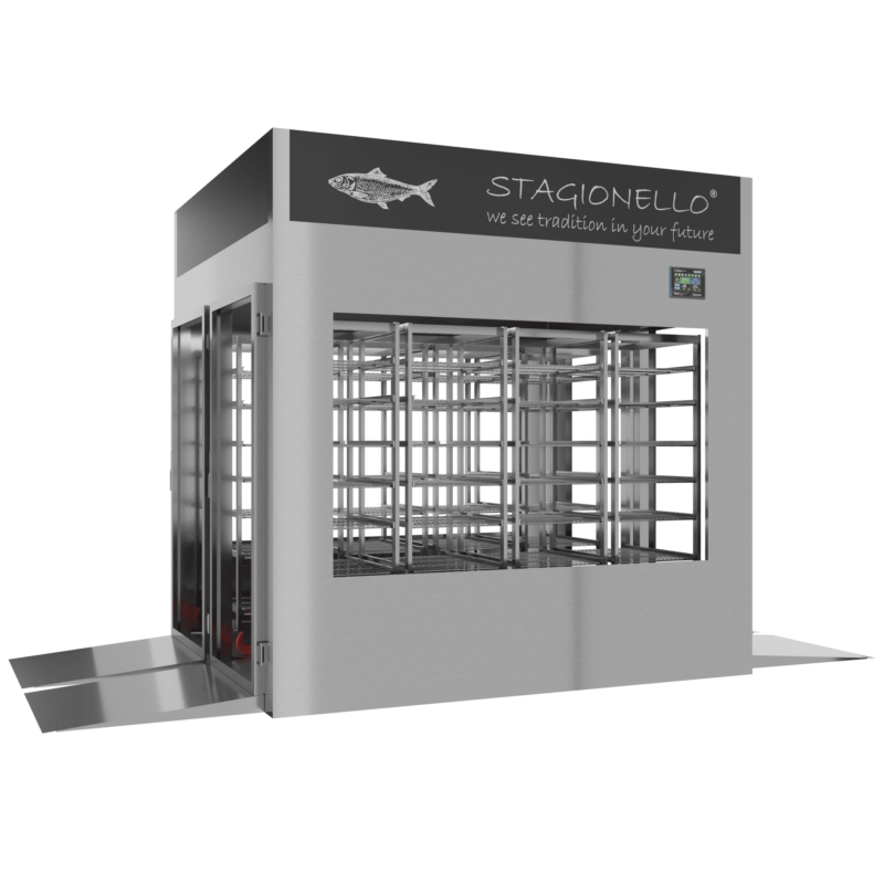 Stagionello® Fish Curing Device 1200 Kg Tunnel 4 Glasses - Image 2