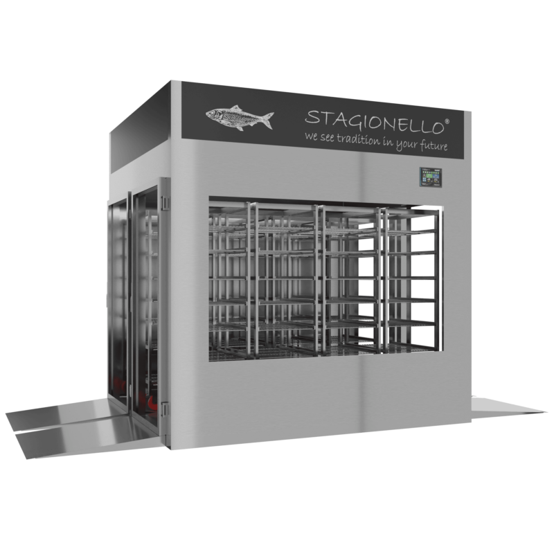 Stagionello® Fish Curing Device 1200 Kg Tunnel gLASS DOOR - Image 2
