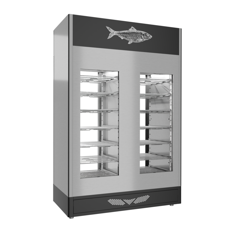 Stagionello® Fish Curing Device Twin 100 + 100 Kg 2 glasses - Image 12