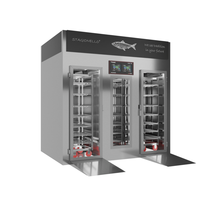 Stagionello® Fish Curing Device 200/600 Kg Walk-in GLASS DOOR - Image 2