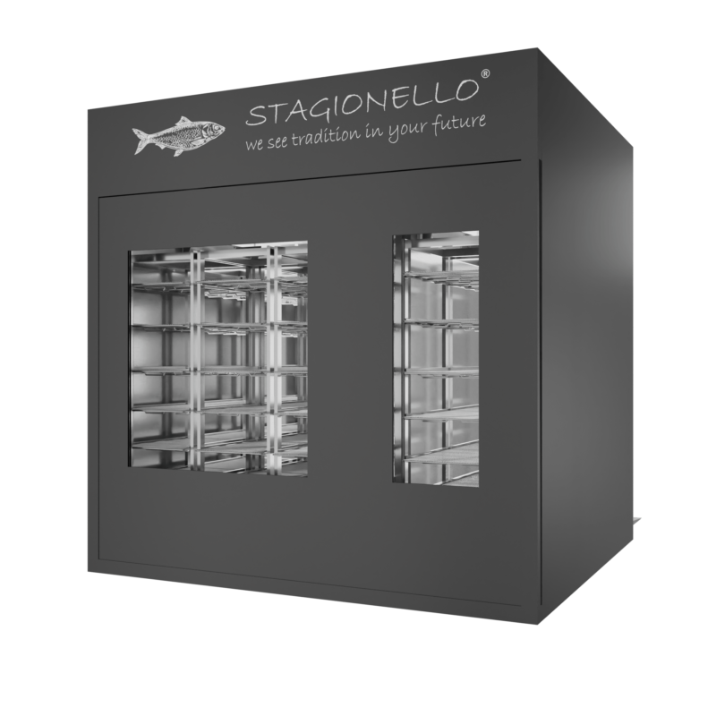 Stagionello® Fish Curing Device 300/900 Kg Walk-in 2 GLASSES - Image 2
