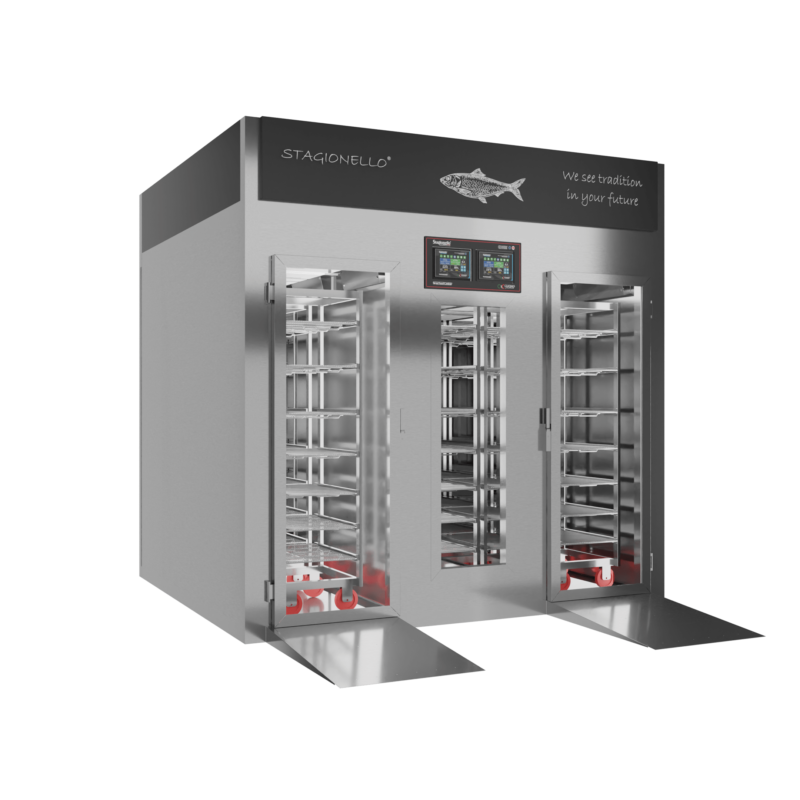 Stagionello® Fish Curing Device 300/900 Kg Walk-in GLASS DOOR - Image 2