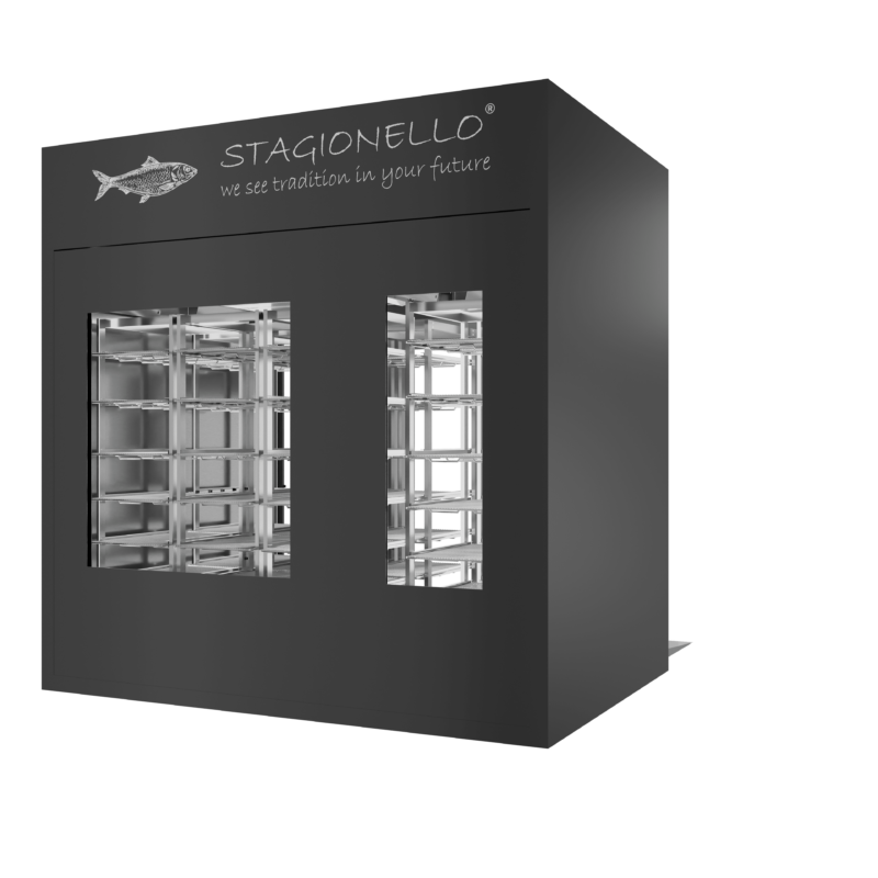 Stagionello® Fish Curing Device 200/600 Kg Walk-in 2 GLASSES - Image 2