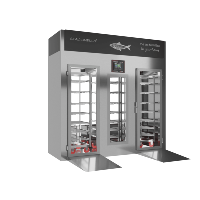 Stagionello® Fish Curing Device 400 Kg Walk-in 2 glasses - Image 3