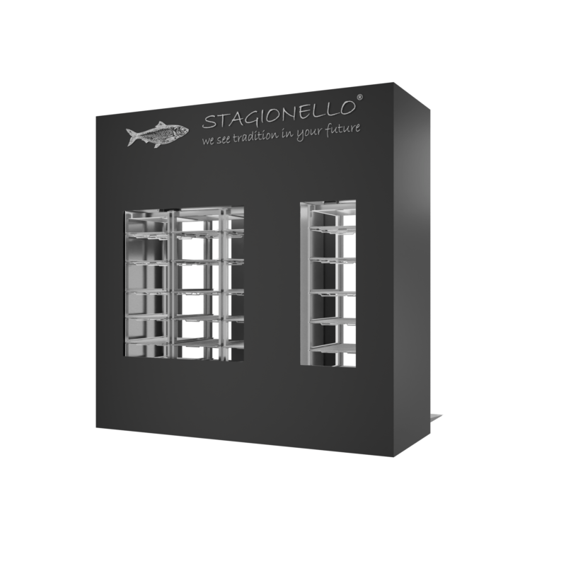 Stagionello® Fish Curing Device 100/300 Kg Walk-in 2 GLASSES - Image 2