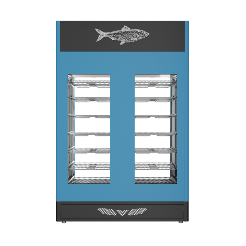 Stagionello® Fish Curing Device Twin 100+100 Kg 4 glasses - Image 4