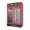 Stagionello® Salami Curing Device Combo 100+100 Kg Salami/Meat glass door
