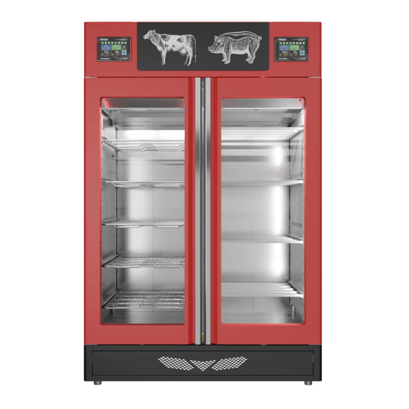 Stagionello® Salami Curing Device Combo 100+100 Kg Salami/Meat glass door - Image 2