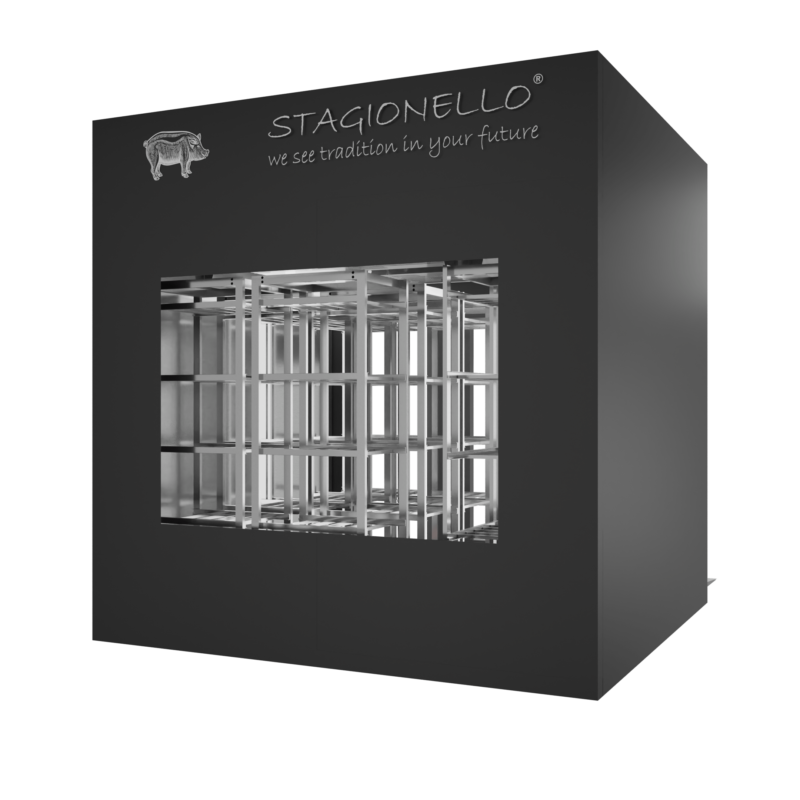 Stagionello® Salami Curing Device 1200 Kg Walk-In 2 GLASSES - Image 2