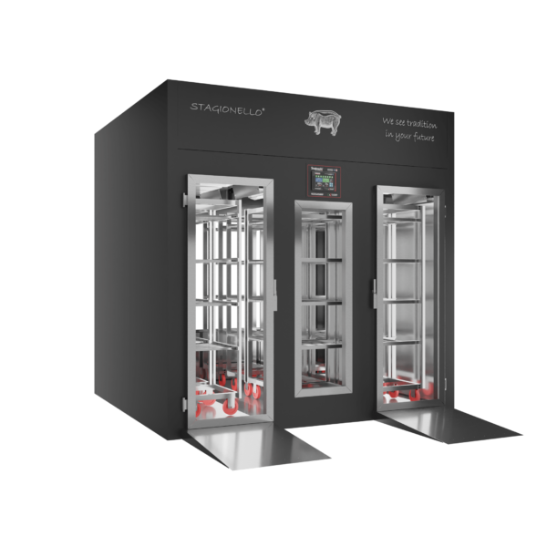 Stagionello® Salami Curing Device 1200 Kg Walk-In 2 GLASSES