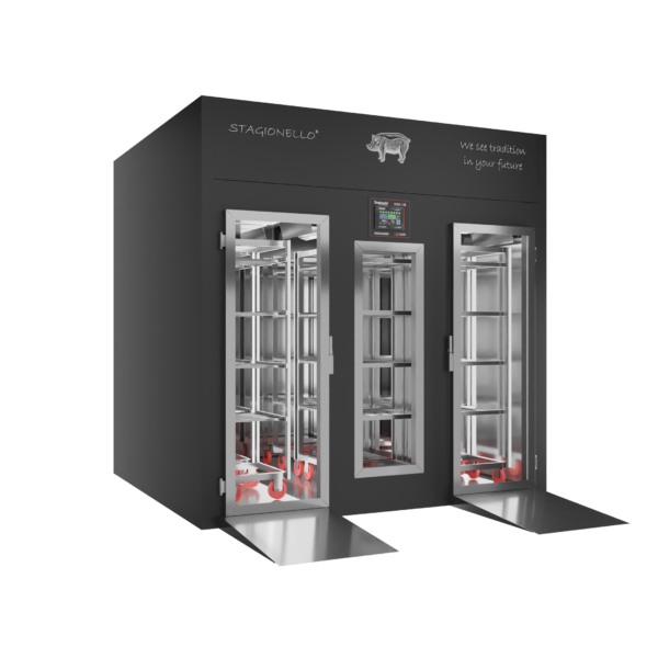 Stagionello® Salami Curing Device 1200 Kg Walk-In GLASS DOOR