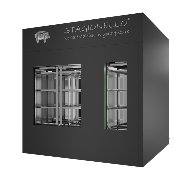 Stagionello® Salami Curing Device 300/900 Kg Walk-In 2 GLASSES - Image 2
