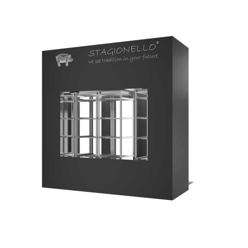 Stagionello® Salami Curing Device 400 Kg Walk-in 2 glasses - Image 2