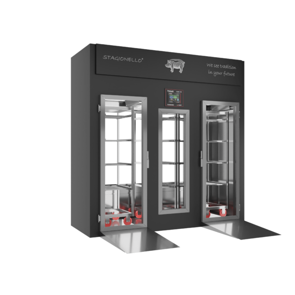 Stagionello® Salami Curing Device 400 Kg Walk-in 2 glasses
