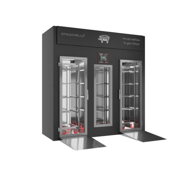 Stagionello® Salami Curing Device 400 Kg Walk-in GLASS DOOR
