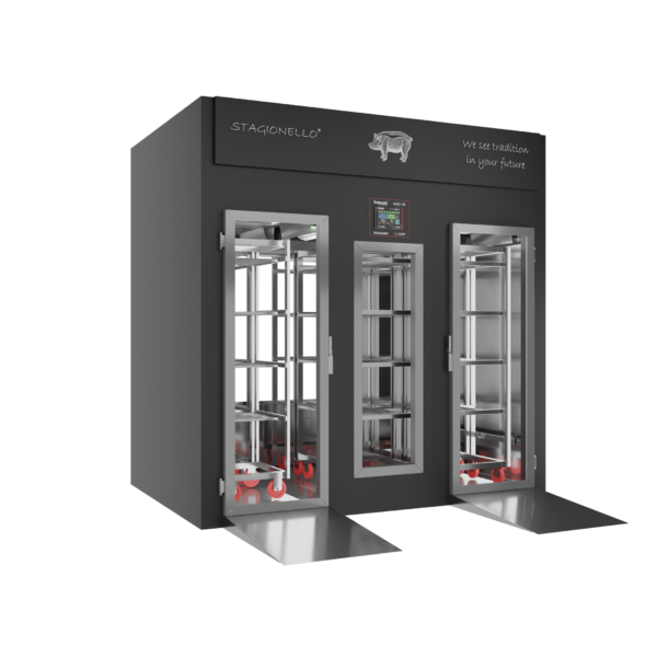 Stagionello® Salami Curing Device 800 Kg Walk-in 2 GLASSES