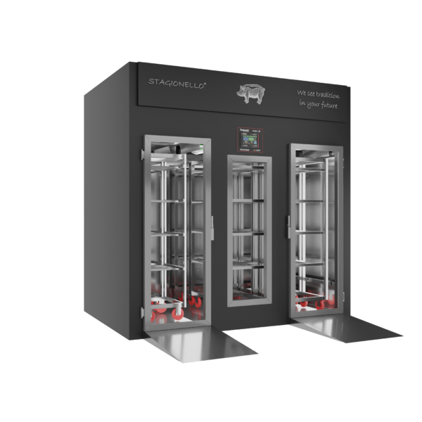 Stagionello® Salami Curing Device 800 Kg Walk-in GLASS DOOR