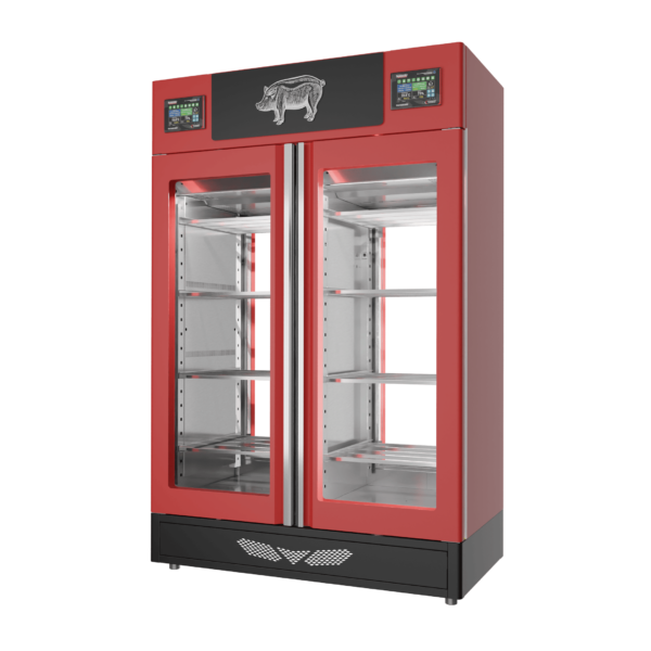 Stagionello® Salami Curing Device Twin 100+100 Kg 2 glasses