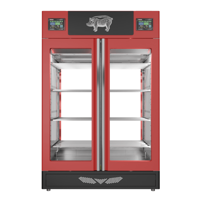 Stagionello® Salami Curing Device Twin 100+100 Kg 2 glasses - Image 2