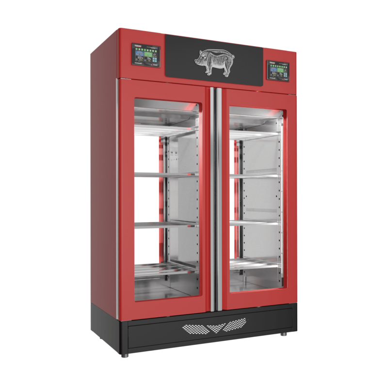 Stagionello® Salami Curing Device Twin 100+100 Kg 2 glasses - Image 3