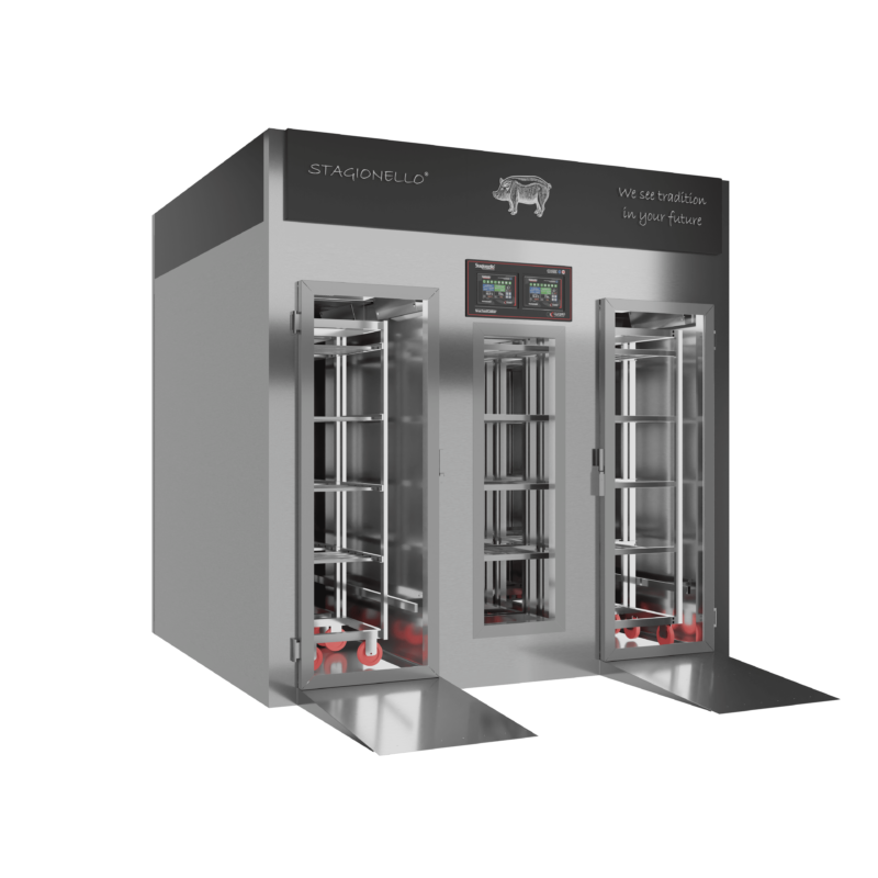 Stagionello® Salami Curing Device 300/900 Kg Walk-In GLASS DOOR - Image 2