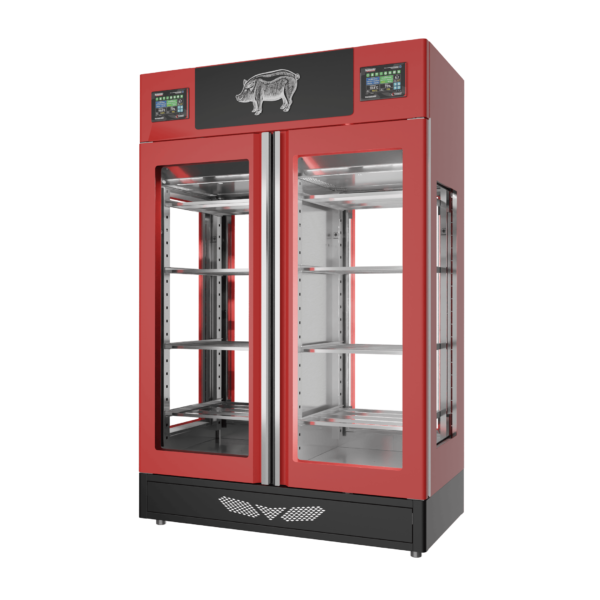 Stagionello® Salami Curing Device Twin 100+100 Kg 4 glasses