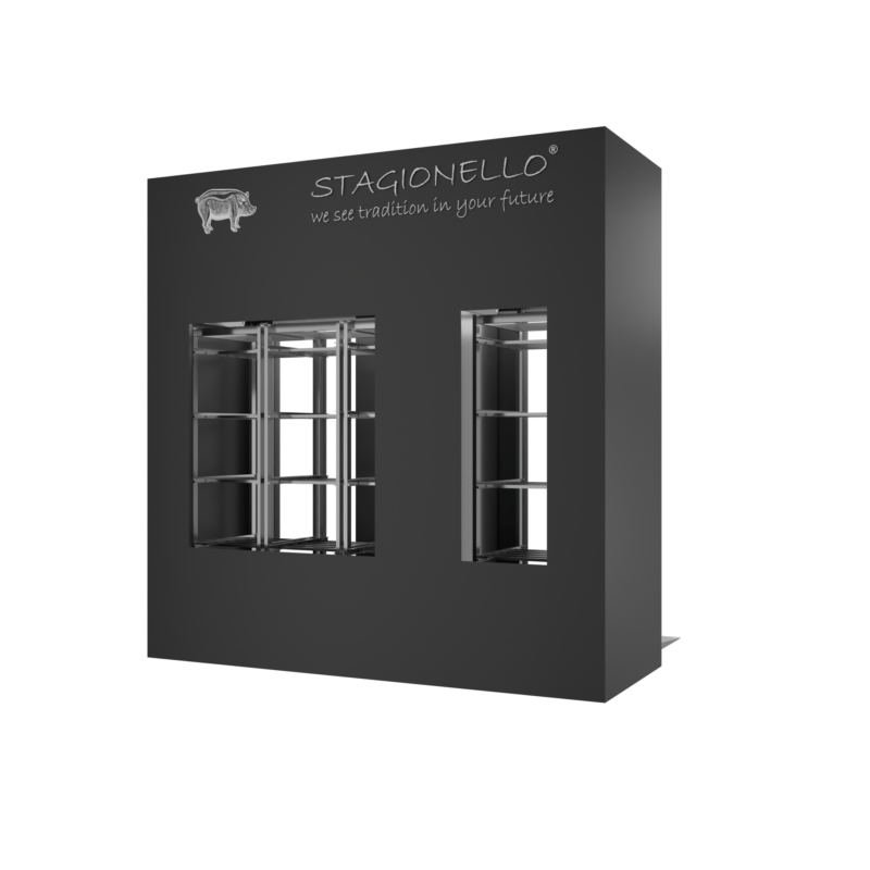 Stagionello® Salami Curing Device 100/300 Kg Walk-in 2 glasses - Image 2