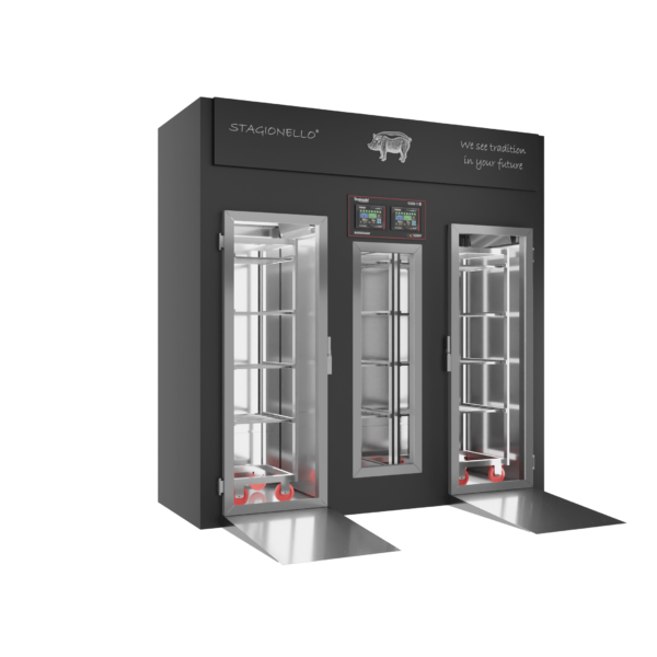 Stagionello® Salami Curing Device 100/300 Kg Walk-in GLASS DOOR