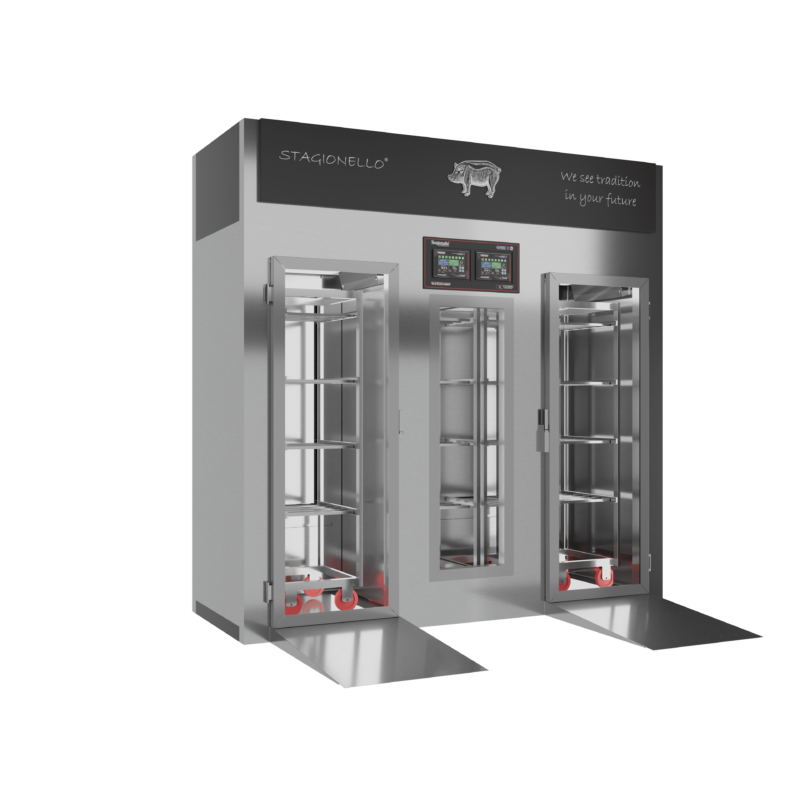 Stagionello® Salami Curing Device 100/300 Kg Walk-in GLASS DOOR - Image 2
